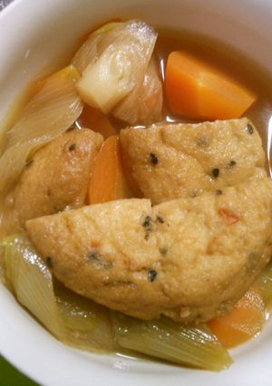 朝食にも 簡単 がんもと 長ネギの 煮物-レシピのメイン写真