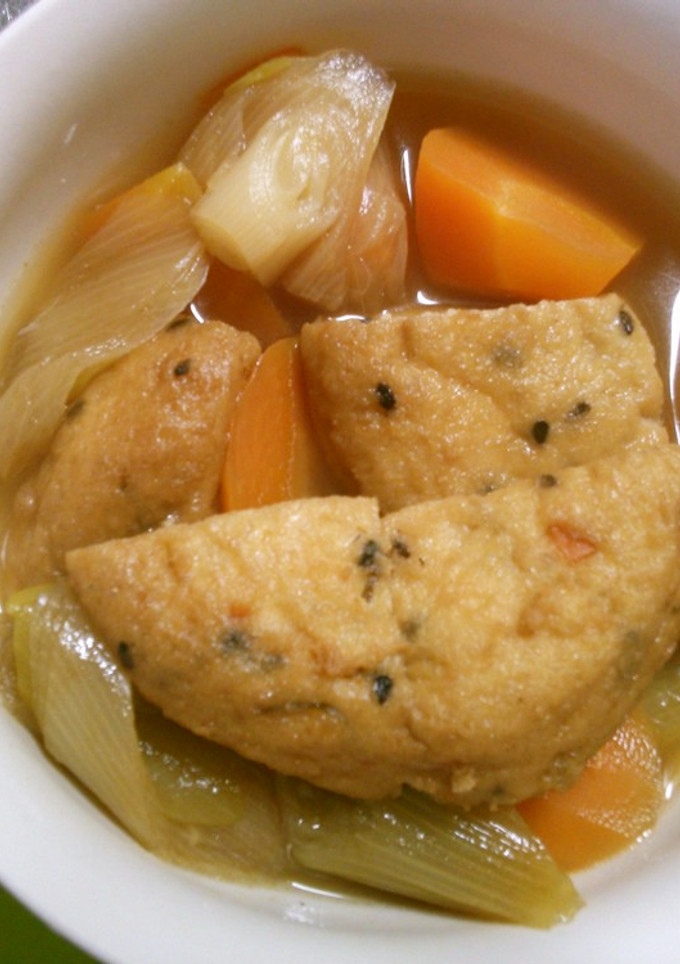朝食にも 簡単 がんもと 長ネギの 煮物-レシピのメイン写真