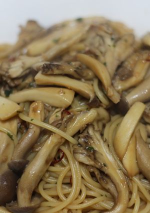 きのこ盛り沢山パスタ　にんにく醤油風味-レシピのメイン写真