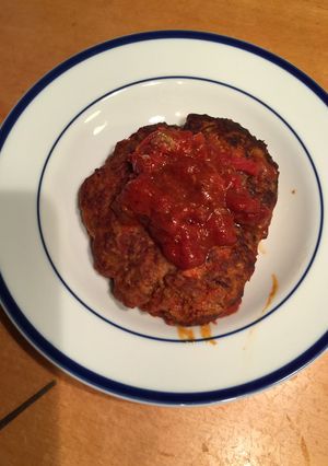 煮込みハンバーグ　カットトマト缶-レシピのメイン写真
