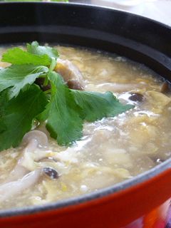 ストウブで鶏むね肉と豆腐のあんかけ親子煮-レシピのメイン写真