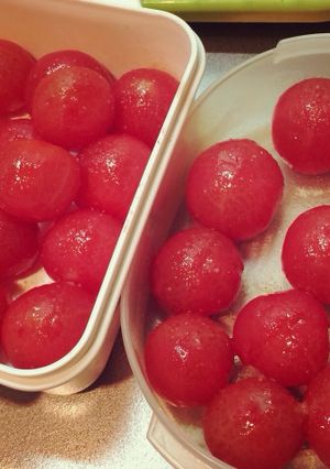 簡単常備菜！ミニトマトの蜜煮風-レシピのメイン写真