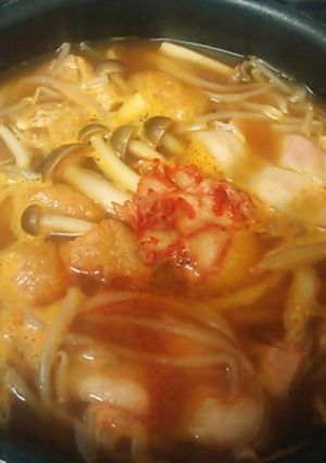 時間がない時のキムチうどん-レシピのメイン写真