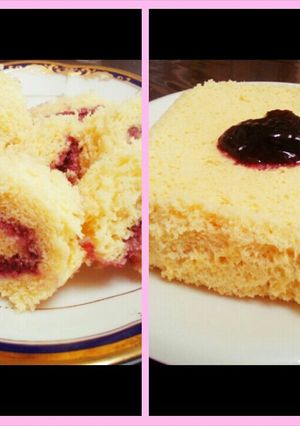 10分で!ヘルシーふわふわスポンジケーキ-レシピのメイン写真