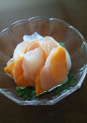 柿×ヤーコンの甘酢和え♪-レシピのメイン写真