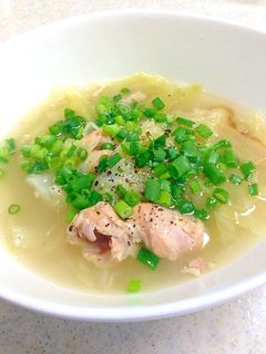 手羽元で鶏スープを作ってみた!-レシピのメイン写真