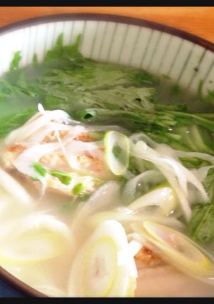 かんたん鶏白湯うどん-レシピのメイン写真