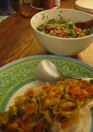 白身魚 Olives＆dry fruit-レシピのメイン写真