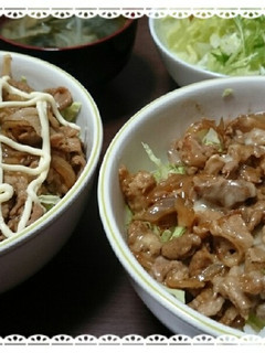 お手軽簡単でボリューム焼き肉丼-レシピのメイン写真