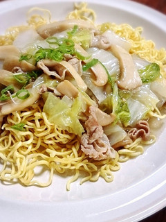 休日ランチに☆袋麺であんかけかたやきそば-レシピのメイン写真