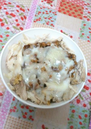 しょうが昆布納豆フラチキチーズご飯-レシピのメイン写真