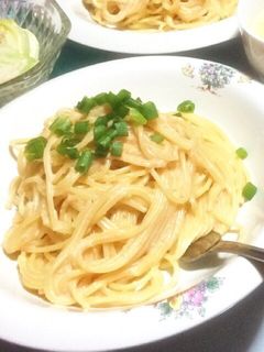 生クリームなし!和風たらこクリームパスタ-レシピのメイン写真