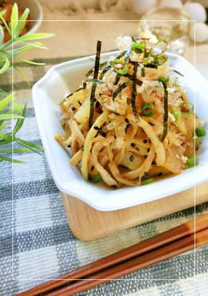 食感いろいろ❀大根の甘辛醤油炒め-レシピのメイン写真