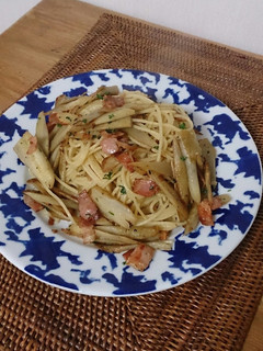 ごぼうとベーコンのパスタ-レシピのメイン写真