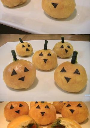 Jack O' Lanternまんじゅう-レシピのメイン写真