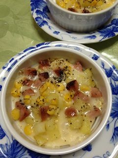 ウインナーとポテトのココットカマン-レシピのメイン写真