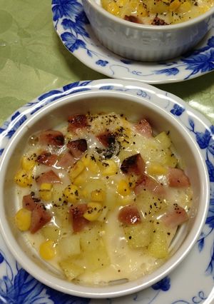 ウインナーとポテトのココットカマン-レシピのメイン写真