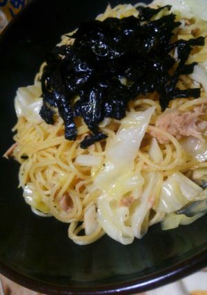 キャベツとツナの和風オイルパスタ-レシピのメイン写真