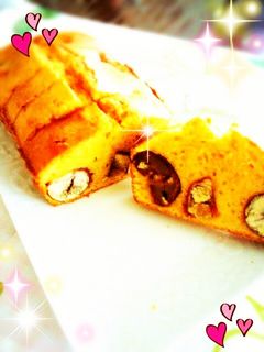 ブランデー漬け栗の渋皮煮♡パウンドケーキ-レシピのメイン写真