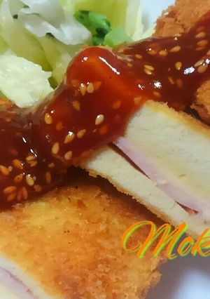 高野豆腐でハムチーズカツ★-レシピのメイン写真