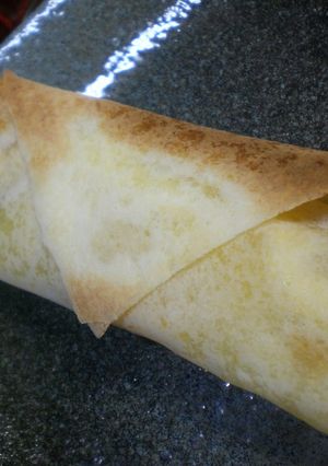 出来た春巻きの皮でカスタード味バナナ-レシピのメイン写真