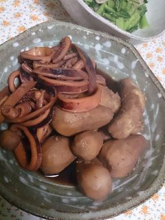 里芋といかの煮物-レシピのメイン写真