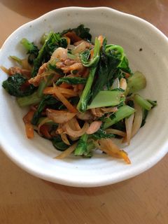 大根葉とツナの野菜炒め-レシピのメイン写真