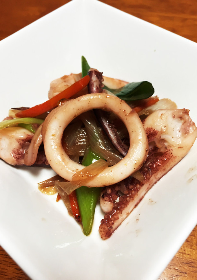 中華風イカの野菜炒め-レシピのメイン写真