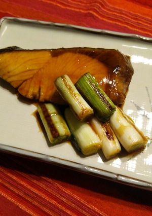 話題入り♡焼き葱×ぶり照り焼き♪-レシピのメイン写真