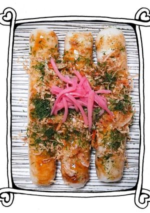 熱々!きりたんぽのお好み焼きふぅ～-レシピのメイン写真