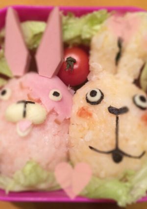 ウサビッチ♡キャラ弁-レシピのメイン写真