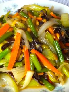 タイ風に味つけした野菜炒め-レシピのメイン写真