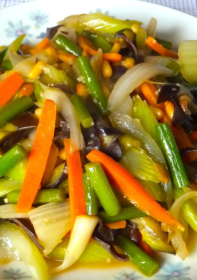 タイ風に味つけした野菜炒め-レシピのメイン写真
