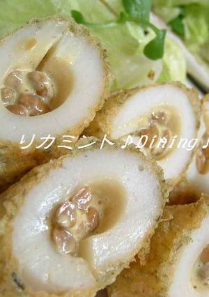 におわなっとうｉｎちくわの磯辺揚げ-レシピのメイン写真
