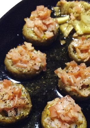 マッシュルームのベーコン焼き-レシピのメイン写真
