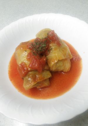 簡単ロールキャベツ☆トマト煮込み-レシピのメイン写真