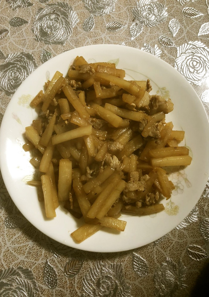 大根と豚肉の辛炒め-レシピのメイン写真
