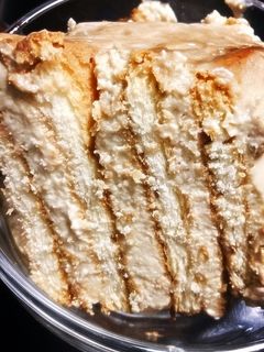 豆腐クリームとマリービスケットのケーキ-レシピのメイン写真