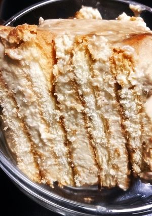 豆腐クリームとマリービスケットのケーキ-レシピのメイン写真
