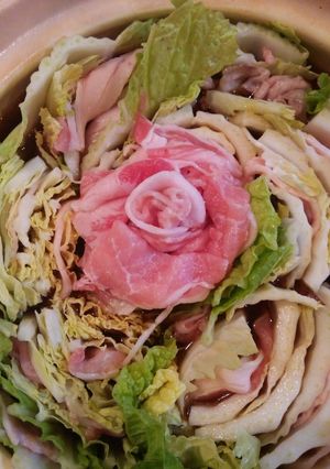 ピリ辛☆白菜と豚肉の重ね蒸し-レシピのメイン写真