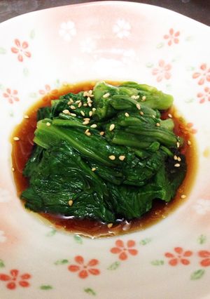 春菊のあっさりおひたし-レシピのメイン写真