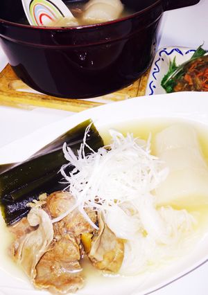 圧力鍋とストウブで牛筋と大根-レシピのメイン写真