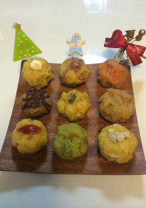 簡単‼︎失敗しないさつま芋巾着スイーツ✩-レシピのメイン写真