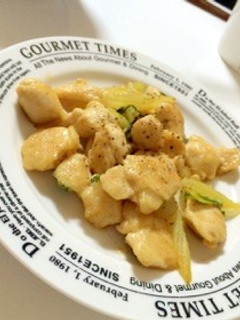 鶏胸肉とセロリのソテー-レシピのメイン写真