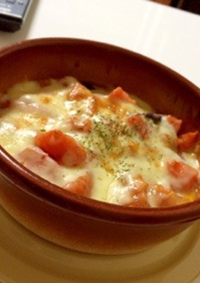 トマトとナスのピザソース焼き-レシピのメイン写真