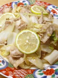豚バラ肉と白菜の塩炒め-レシピのメイン写真