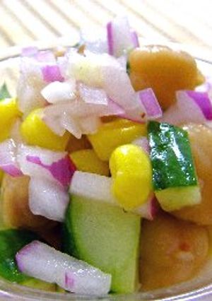 ひよこ豆のサラダ-レシピのメイン写真