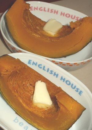 大好きな食べ方☆かぼちゃバター-レシピのメイン写真