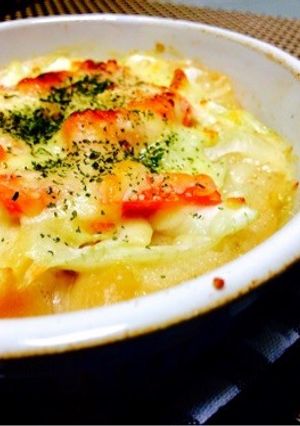 【20分】オニグラ風♡簡単パングラタン-レシピのメイン写真
