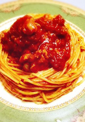 鶏のビール煮de絶品パスタ(トマト味)-レシピのメイン写真